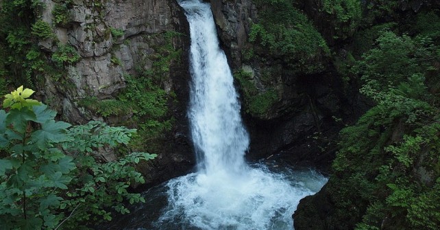 Rezerwat Wodospad Wilczki w Międzygórzu